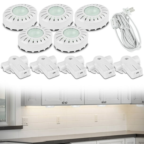 Brilliant Xenon Direct-It Under Cabinet Puck Lights (5 ...