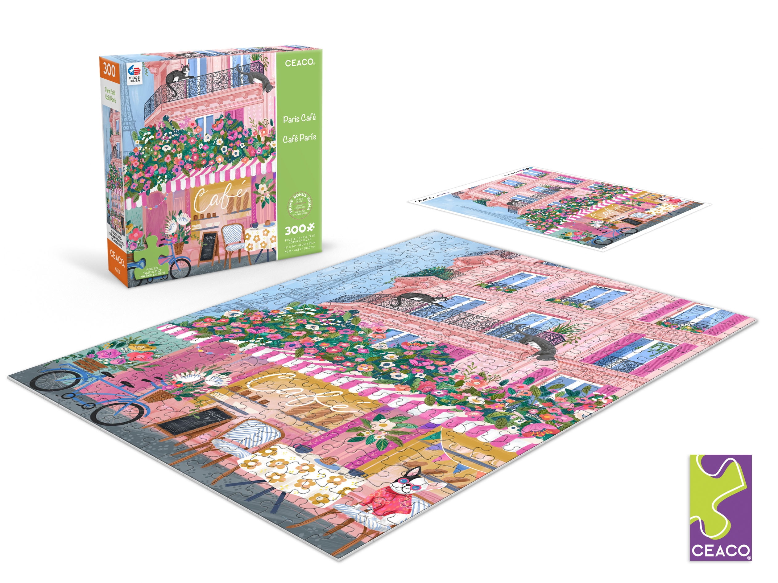 Ceaco 300 Piece Donald Duck 90th Collage Interlocking Jigsaw Puzzle