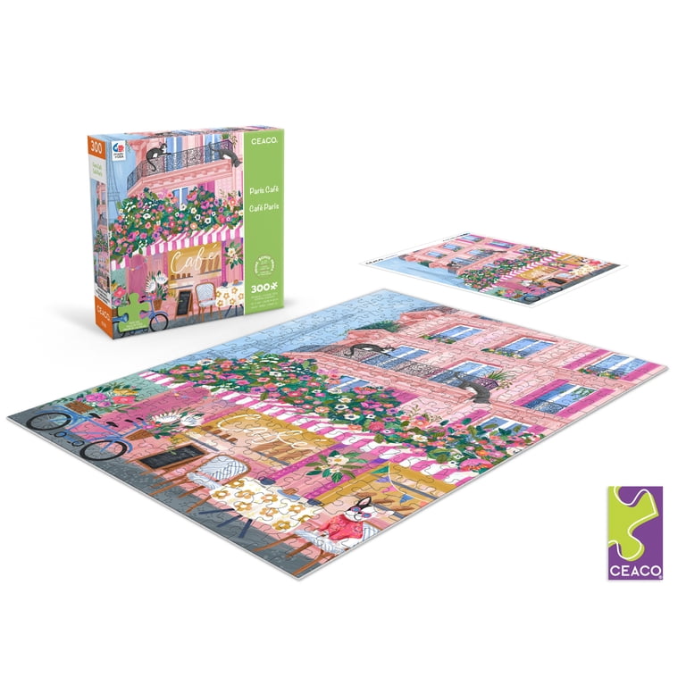 Ceaco Paris Cafe Jigsaw Puzzle 300 Piece by Arrolynn Weiderhold