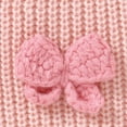 thumbnail image 4 of Tao Tao Toddler Baby Girl Sweater Bow Embroidery Warm Knitted Long Sleeves Pullover Infant Sweatshirt for Fall Winter Pink 2 Years, 4 of 5