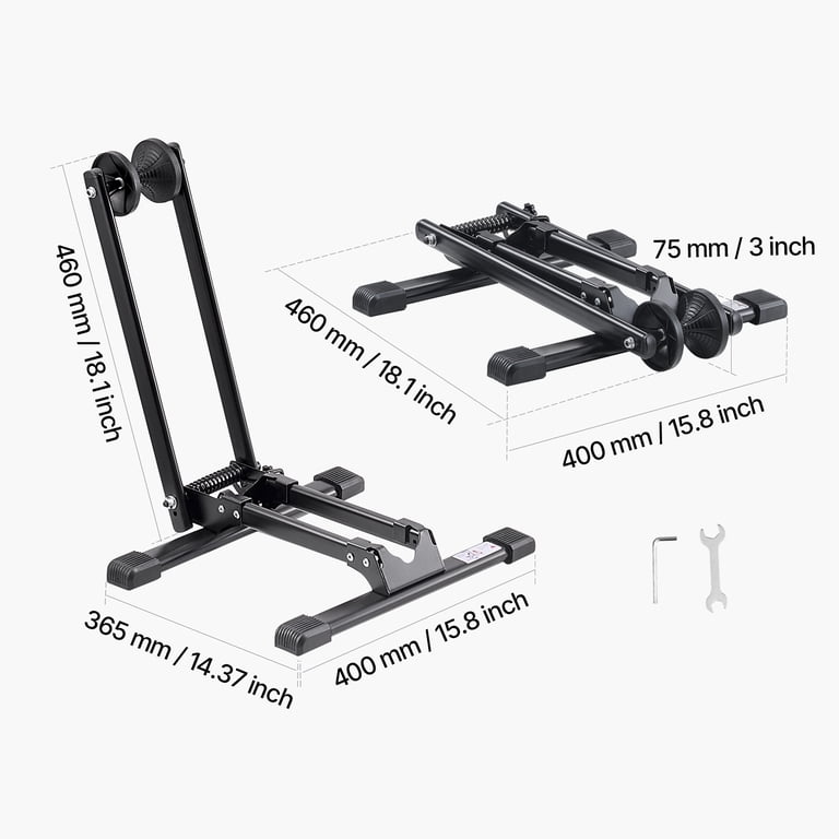 Foldable Floor Bike Stand For Mountain And Road Bikes photo 8