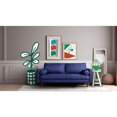 thumbnail image 1 of Sofá Cama De Lino Azul Beehive Memory Foam Modelo Salim, 1 of 8