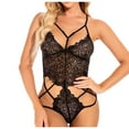 thumbnail image 2 of uublik Valentines Lingerie Set for Women Babydoll Sexy Naughty Lace Bodysuit Plus Size, 2 of 5
