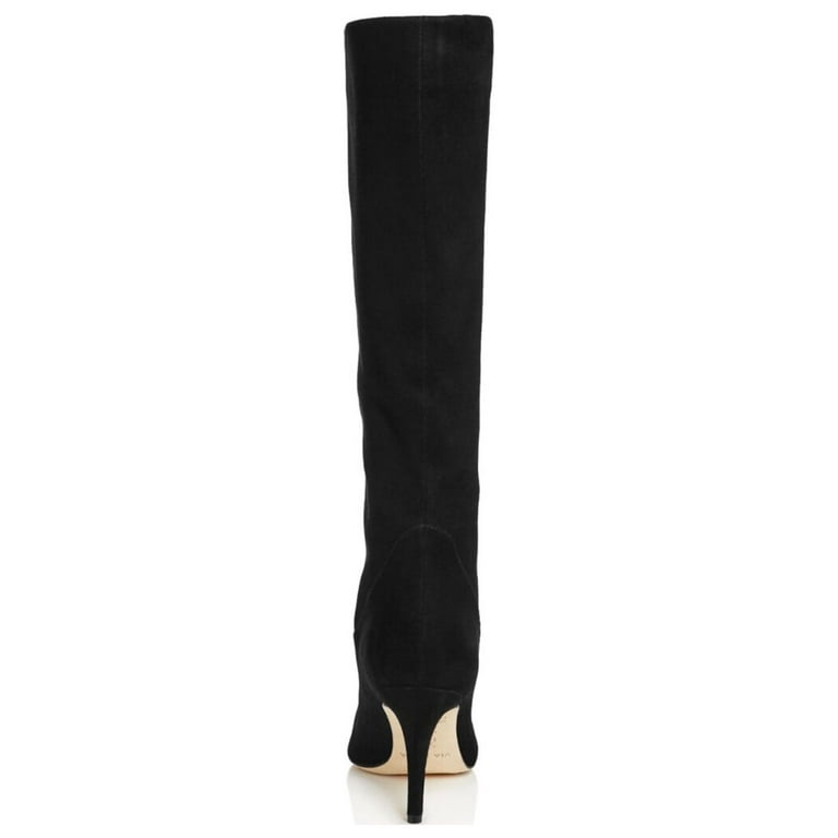 VIA SPIGA Womens Black Cushioned Garance Pointed Toe Stiletto