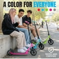 thumbnail image 4 of Madd Gear Metro Cruise 250 Folding Kick Scooter – Black/Gray, 200mm Wheels, Adjustable Handlebar, Suspension – Teens & Adults, 4 of 10