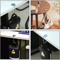 thumbnail image 4 of 3-pack foldable handbag hanger, foldable metal handbag hanger, 4 of 4