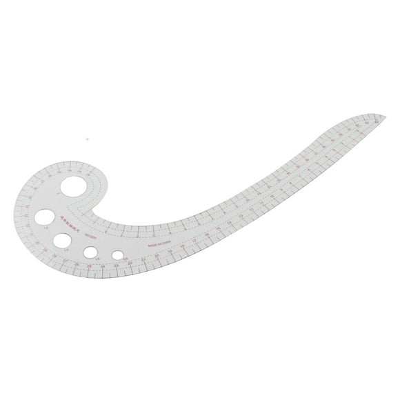 uxcell Comma Shaped 42cm Drawing Template Tool French Curve Ruler, Clear (a16012000ux0660)
