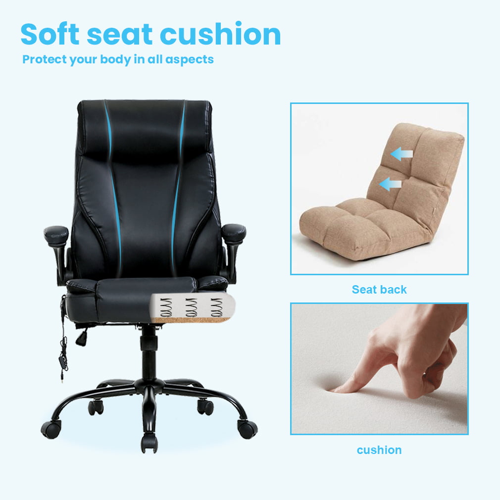 Executive Lumbar Support Flip UP Desk Chair — BestOffice
