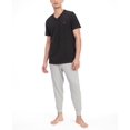 thumbnail image 4 of Camiseta Tommy Hilfiger Core Flag con cuello en V para Hombre - Negra, 4 of 4