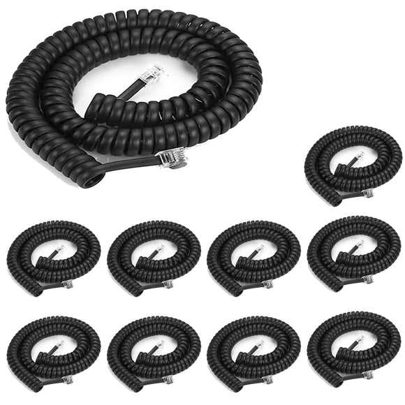 Accesorio telefónico LanSensu Cable de teléfono fijo de 2,4 m (paquete de 10)