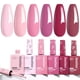 thumbnail image 1 of Set de esmaltes de uñas en gel Beetles Romantic Blush, 6 colores, 15 ml, 1 of 7