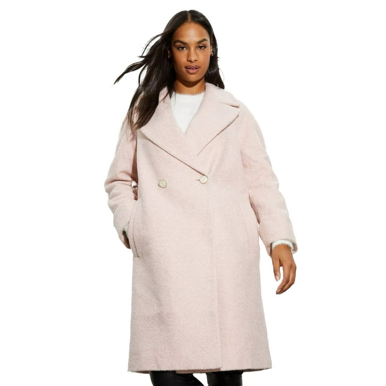 Give Fellow Anonym Dorothy Perkins Womens Double-Breasted Petite Coat - Walmart.com