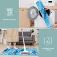 thumbnail image 6 of Blue Gold Marble Pattern Kitchen Rugs Sets Of 3,Kitchen Runner Rugs Non Skid Washable,Decorative Kitchen Floor Mats for Kitchen,Sink,Laundry,17"x30"+ 17"x47" + 17"x59", 6 of 6