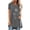 Gray, variant on Tunic Tops for Women Loose Fit Dandelion Print T-shirt Top Round Neck Short Sleeve Shirt Top Casual Solid Color Blouse