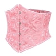 thumbnail image 3 of Ofreoo Women's Lace Up Boned Jacquard Brocade Waist Training Underbust Corset Deal of the Week, 3 of 4