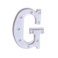 thumbnail image 4 of Alphabet LED Letter Lights Light Up White Plastic Letters Standing Hanging G, 4 of 5