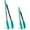 Mint Green, variant on Premium Stainless Steel Locking Kitchen Tongs with Silicon Tips, Set of 2-9" and 12"