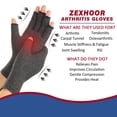 thumbnail image 3 of Guantes de compresión Zexhoor Arthritis Pain Relief, 2 pares, 3 of 5