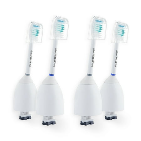 Sonicare Elite - 4 Sonic Replacement Brush Heads Compatible with Philips Sonicare E-series Elite, Essence, Advance, CleanCare, Xtreme, HX7022, HX7023, HX7026