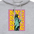 thumbnail image 3 of Instant Message - NYC Statue Of Liberty - Men's Pullover Hooded Fleece Sweatshirt, 3 of 6