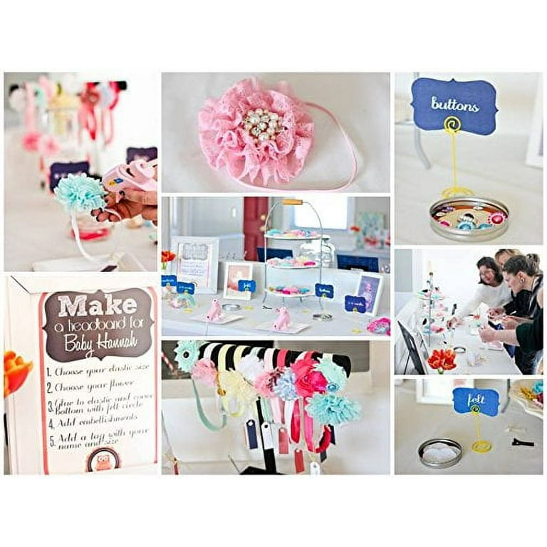 Baby outlet Shower/ Baby Girl DIY headband kit