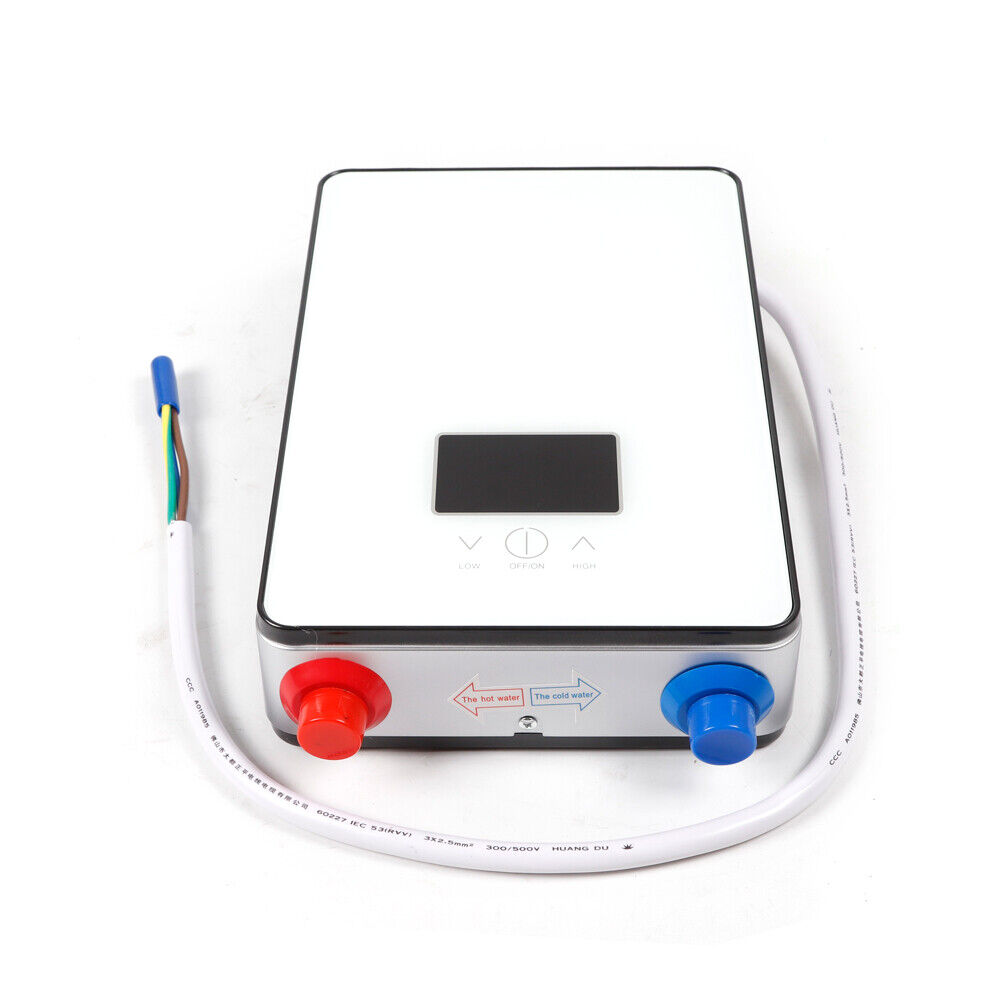 4500W  Whole House Electric Water Heater Tankless Instant Water Heater with Shower Head 110V 30-55