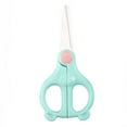 thumbnail image 2 of Ceramic Scissors Under 5 ! Kadlawus PortableKidsKitchen Scissors, Safe Food Scissors forBabyandChildrenFood Preparation, Easy to Clean with ABS Handle, 2 of 7