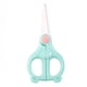 thumbnail image 2 of Tijeras de cerámica portátiles para niños con funda de seguridad | Cuchillas seguras sin afilar para uso en alimentos y cocina | Fáciles de limpiar y ligeras | Rosa, azul y blanco, 2 of 6