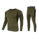 thumbnail image 1 of Guardurnaity Ropa interior térmica de invierno para hombre, mallas para mantener el calor, conjuntos de ropa para hombre, calzoncillos transpirables y Camisetas Verde oscuro XXXL Guardurnaity AP013256-06, 1 of 6