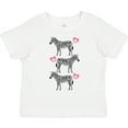 thumbnail image 3 of Inktastic Zebra Cute Safari Animal Girls Toddler T-Shirt, 3 of 5
