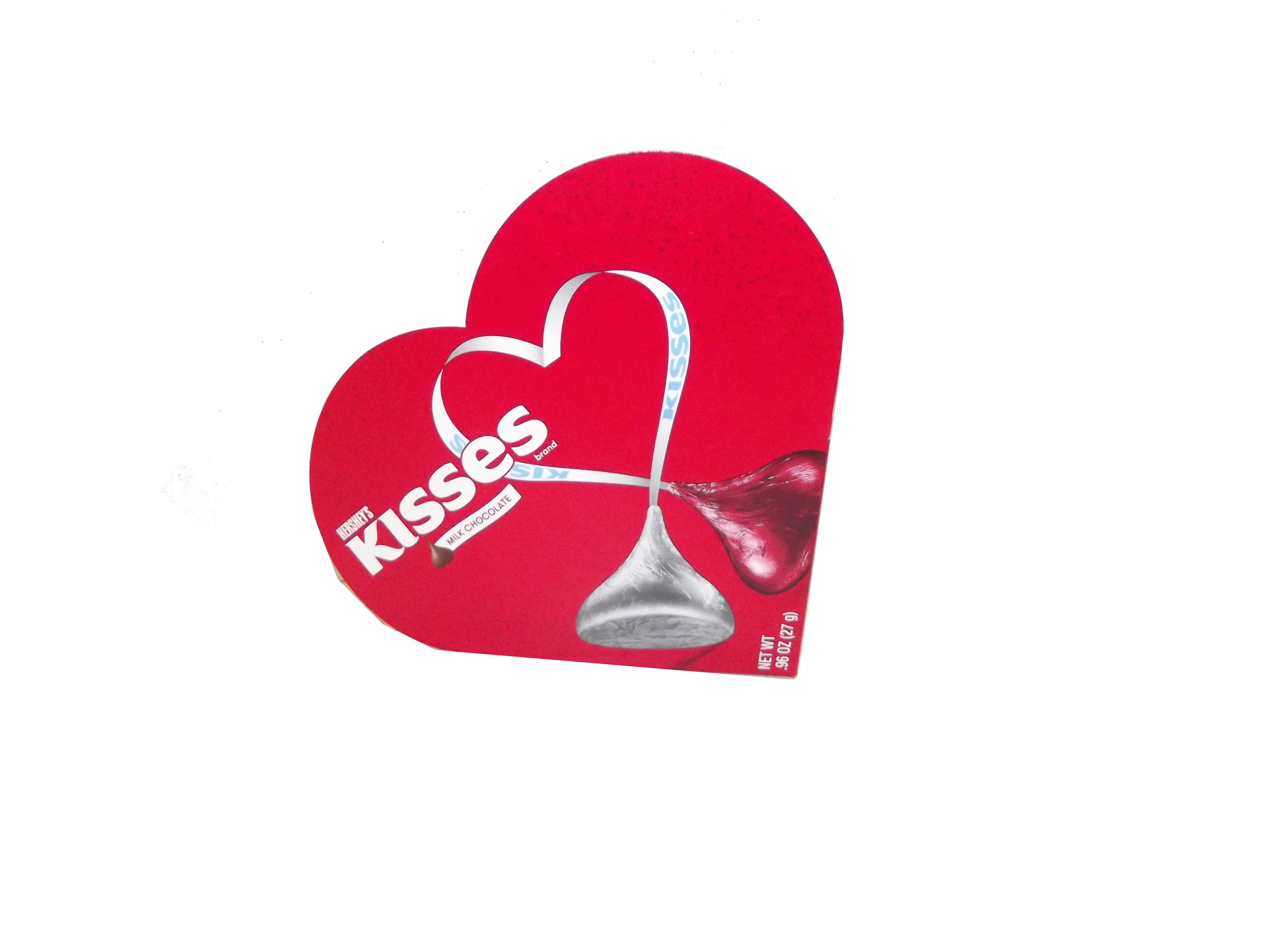 Hershey's Kisses Valentine's Day Chocolate Treat Box, 0.96 ounces