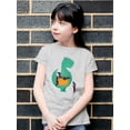 thumbnail image 2 of Image Conscious Dinosaur With Puppies T-Shirt Juniors -Jay Fleck Designs, Unisex Small, 2 of 4