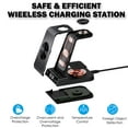 thumbnail image 6 of 3 in 1 Wireless Charger, Charging Station with Clock for iPhone and Apple Multiple Devices, Black, 6 of 8