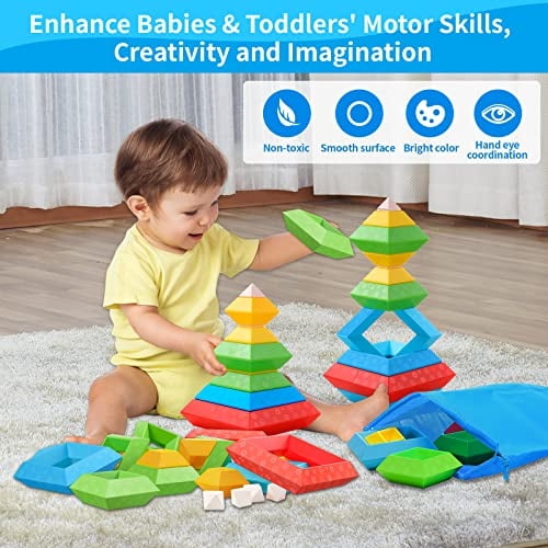 Montessori Juguetes para 1 2 3 4 5 Años Niños Niñas Niños Pequeños Preescolar Actividades Hieoby Hieoby