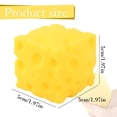 thumbnail image 3 of Cheese Squishy Stress Relief Toy, Realistic Soft Silicone Cheese Squeeze Fidget, Anxiety Relief Desktop Toy, Birthday & Holiday Gift, big cheese squishy,food squishies,Cheese Squishies Stress Relief, 3 of 7