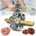 thumbnail image 3 of Molde para Donas, Cortador de Galletas para Donas, Molde para Galletas con Cortador de Donas Antiadherente de 6 Cavidades, Herramientas Profesionales para Hornear Masa, 3 of 5