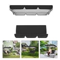 thumbnail image 5 of CHELIASD Porch Swing Canopy Swing Canopy, Replacement Swing Cover, Sun Shade Awning Cover, for Outdoor Garden Patio Porch Yard, 1× Swing top (142×120×18cm) + 1× Seat cover (150×150×10cm), 5 of 9