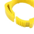 thumbnail image 2 of Paquete de 100 bandas para aves de corral, anillos ajustables para etiquetas de patas de aves, identificación del hogar Amarillo, 2 of 8