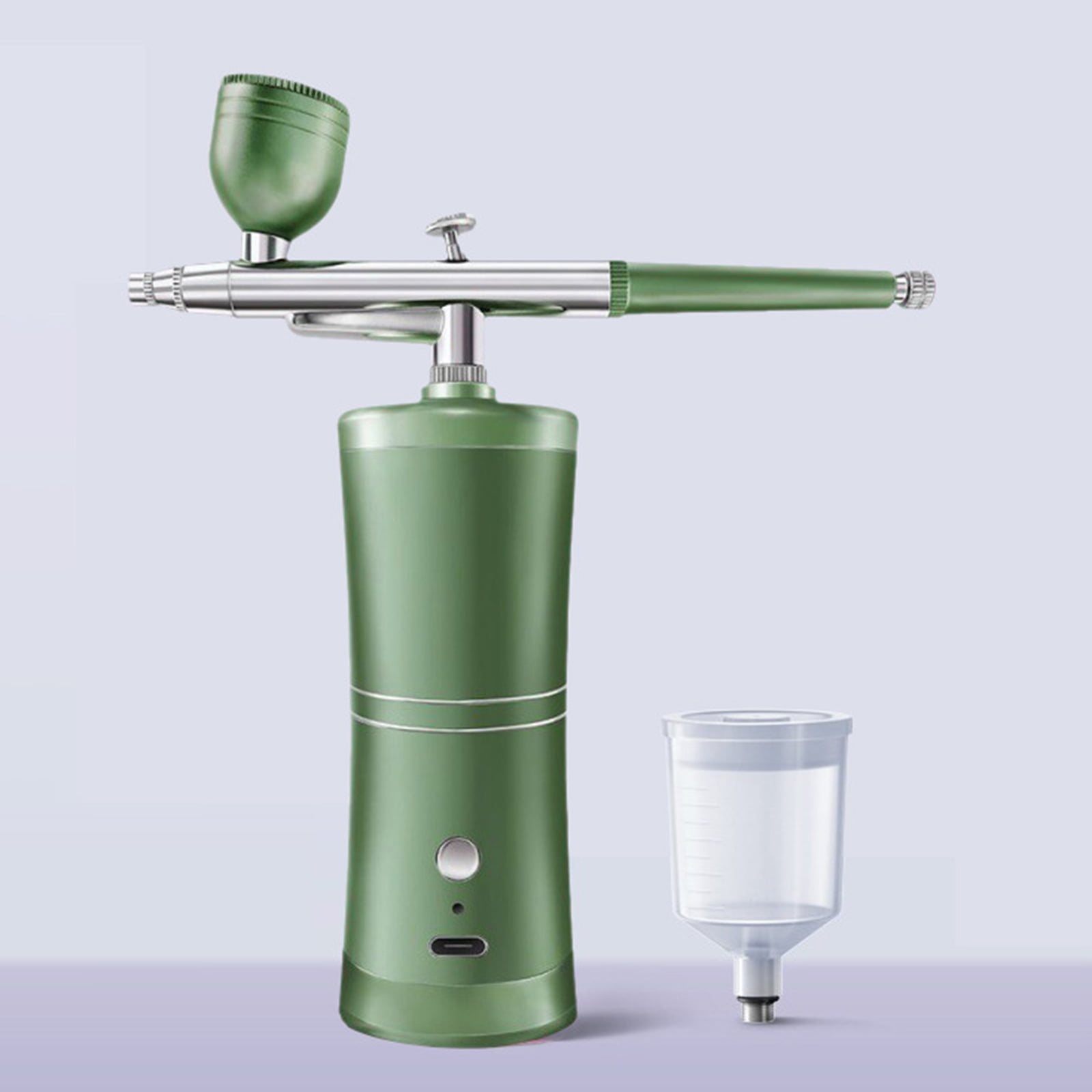 BIBABLYKE Airbrush, Guns Set with Compressor, Portable Wireless Airbrush Kit and Rechargeable Hand Airbrush 3 Gear