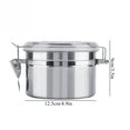 thumbnail image 3 of Coofit Récipient de Stockage Alimentaire Hermétique en Acier Inoxydable pour Thé Café, 3 of 9