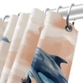 thumbnail image 5 of Dolphin Waterproof Bathroom Curtains Set with Hook, Printed Shower Curtain Set for Bathroom Decoration, 5 of 5
