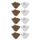 thumbnail image 1 of Protector de esquinas protector de esquinas para niños 10pcs Protectores de esquinas para niños Muebles Mesa Encimera Protectores de esquinas de seguridad GuardsWhite Coffee Higoodz Otros, 1 of 8