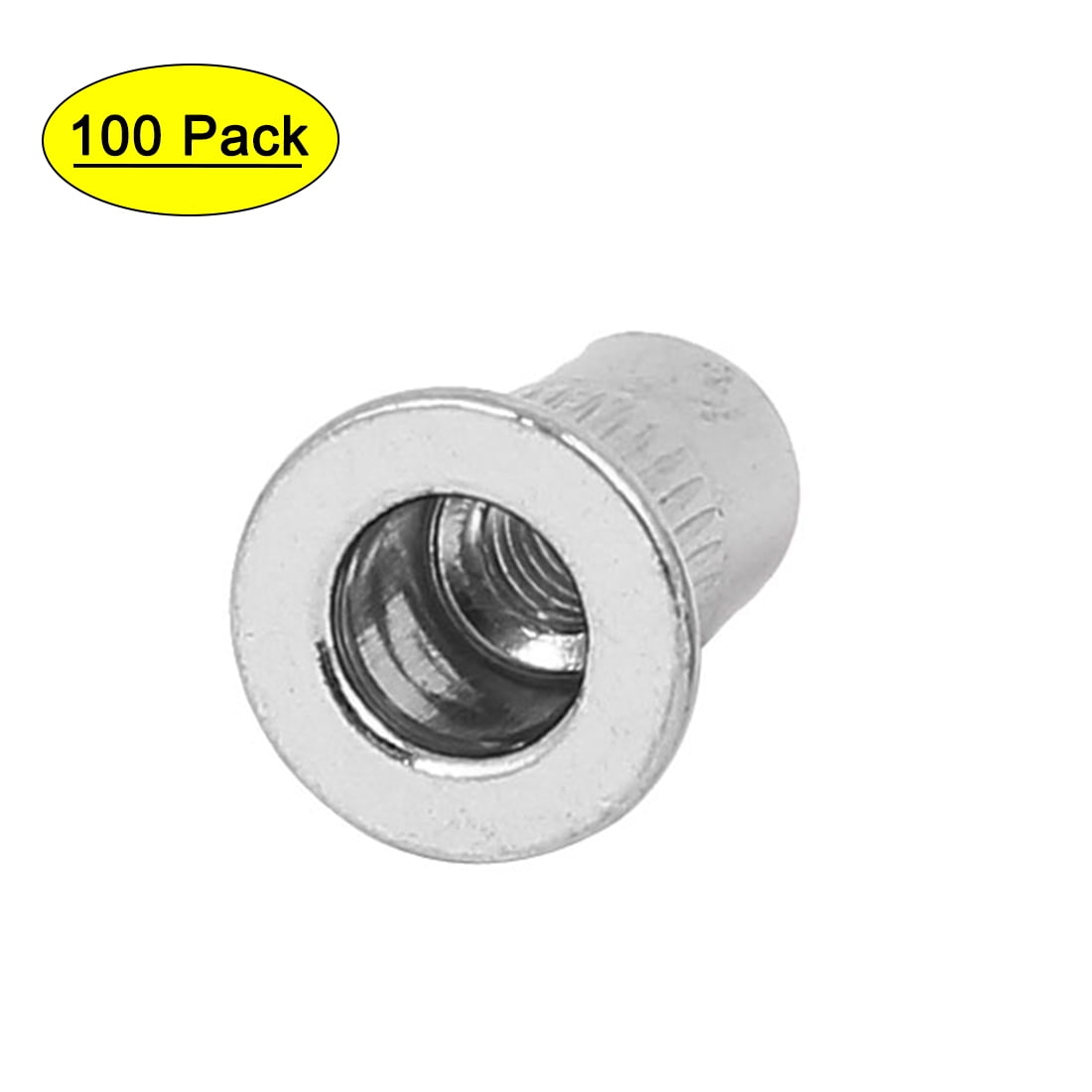 M4-4mm RIVNUTS KNURLED FLANGE THREADED STAINLESS STEEL INSERT RIVET NUTS 