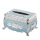 thumbnail image 2 of Caja de Pañuelos ABS de Estilo Europeo Caja de Pañuelos de Hotel de Lujo Accesorios de Escritorio Estante de Pañuelos de Oficina en Estuc Baoblaze Estuche de tejido, 2 of 8
