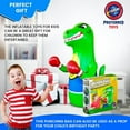 thumbnail image 5 of Preferred Toys Inflatable Dinosaur Punching Bag for Kids with Instant Bounce Back, Green, 5 of 9