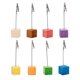 thumbnail image 1 of 8 piezas portatarjetas DIY Clips de madera de colores carpeta de notas de registro rústico soporte de mesa para apartamento hogar restaurante boda, 1 of 6
