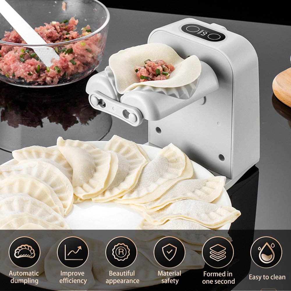 Machine à Raviolis Automatique Avec Batterie - Modes Manuel/auto, Idéale Wontons, Raviolis, Cuisine Asiatique - 5