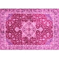 thumbnail image 1 of Ahgly Company Indoor Rectangle Abstract Pink Modern Area Rugs, 6' x 9', 1 of 4