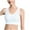White, variant on Samickarr Sports Bra for Women Full Coverage Breathable Cutout Back No UnderWire Underwear Seamless High Impact Exercise Athletic Bras