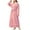 Pink, variant on Soft Plush Women and Men Fleece Robe, Cozy Shawl Collar Warm Winter Bathrobe, Fuzzy Long Spa Robe with Pockets